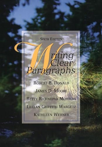 9780136465713: Writing Clear Paragraphs (6th Edition)