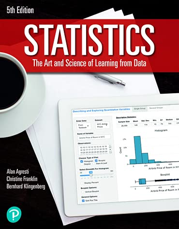 Stock image for Statistics: The Art and Science of Learning from Data [RENTAL EDITION] for sale by BooksRun
