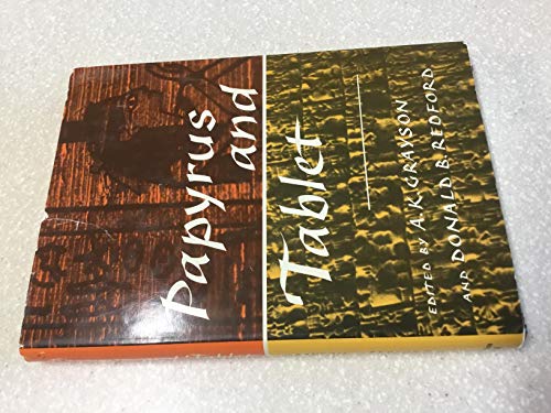 Imagen de archivo de Papyrus and Tablet a la venta por Better World Books: West