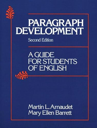 Stock image for Paragraph Development: A Guide for Students of English for sale by HPB-Red