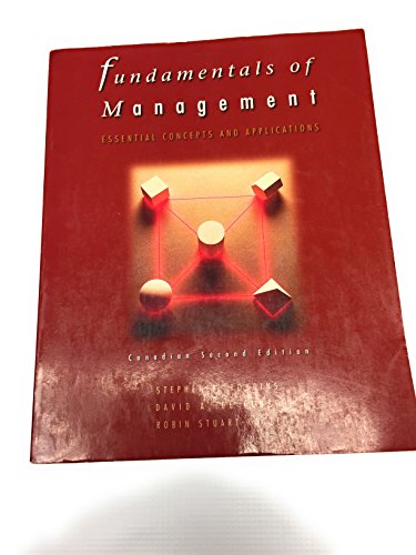 Imagen de archivo de Fundamentals of Management a la venta por Better World Books: West