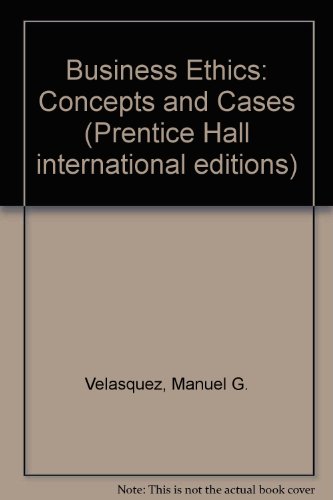 9780136495185: Business Ethics: Concepts and Cases