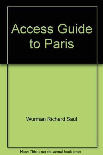 Stock image for Paris Access for sale by Better World Books