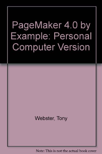 Pagemaker 4.0 (9780136506157) by Webster, Tony