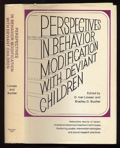 Beispielbild fr Perspectives in Behavior Modification with Deviant Children zum Verkauf von Better World Books