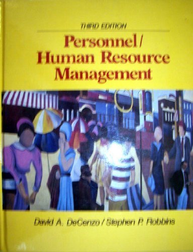 Beispielbild fr Personnel/Human Resource Management zum Verkauf von Wonder Book