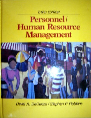 Imagen de archivo de Personnel / Human Resource Management a la venta por Sleepy Hollow Books