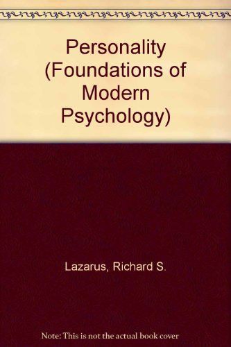Stock image for Personality (Prentice-Hall foundations of modern psychology series) for sale by Phatpocket Limited