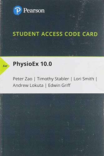 Stock image for Website Access Code Card for PhysioEx 10.0: Laboratory Simulations in Physiology for sale by Ergodebooks