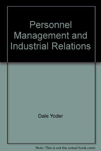 9780136591931: Personnel Management and Industrial Relations