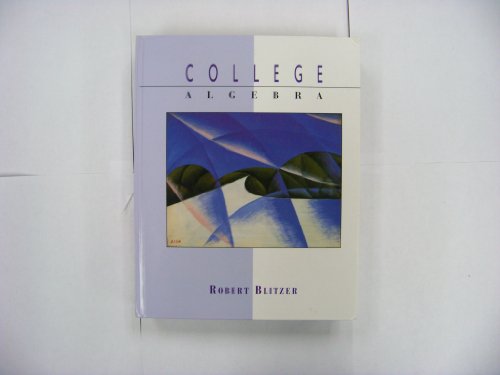 College Algebra/Instructors Ed (9780136602590) by Blitzer, Robert