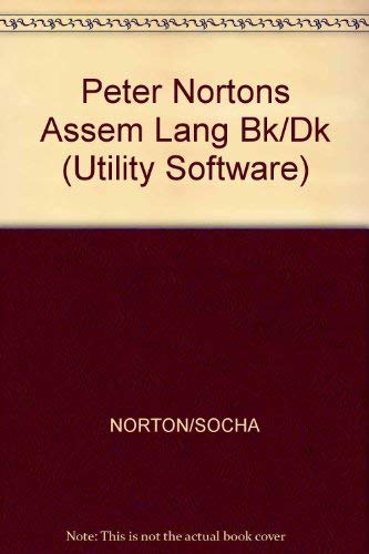 9780136621492: Peter Nortons Assem Lang Bk/Dk (Utility Software)