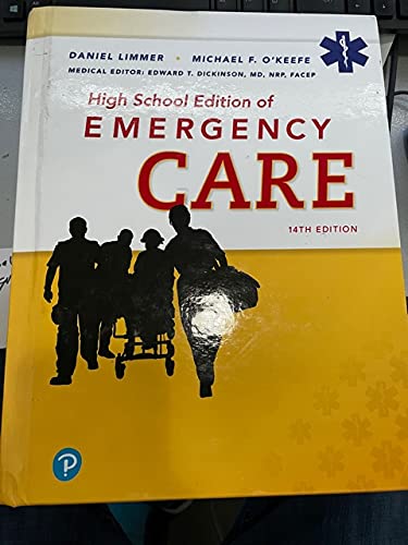 Stock image for Emergency Care -- High School Edition for sale by Book Deals