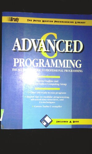 Imagen de archivo de Advanced C Programming (The Peter Norton Programming Library) a la venta por HPB-Red