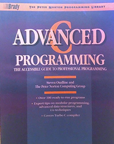 Imagen de archivo de Advanced C Programming (Peter Norton Programming Library) a la venta por GF Books, Inc.