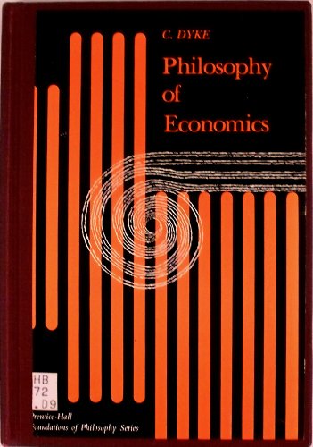 Imagen de archivo de Philosophy of Economics a la venta por Better World Books