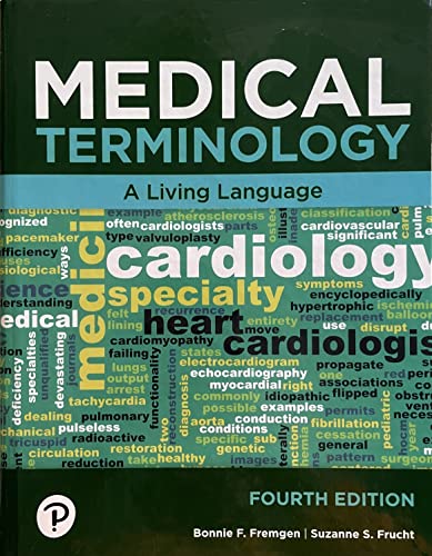 Stock image for Medical Terminology, A Living Language, Textbook, Fourth Edition, Pearson, c 2020, 9780136669050, 0136669050 for sale by Walker Bookstore (Mark My Words LLC)