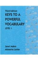 Imagen de archivo de Keys to a Powerful Vocabulary Level 1 (3rd Edition) a la venta por HPB-Red