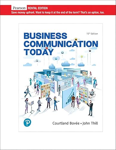 9780136708094: Business Communication Today