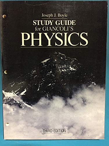 Stock image for Study Guide Physics Principles With Applications for sale by HPB-Red