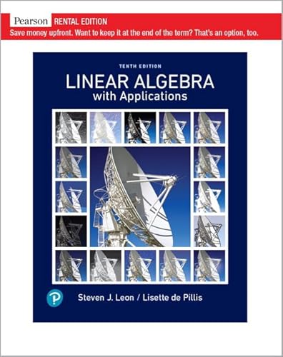 9780136731276: Linear Algebra With Applications