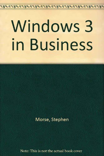 Imagen de archivo de Windows 3 in Business a la venta por Irish Booksellers