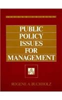 Stock image for Public Policy Issues For Management for sale by BookHolders