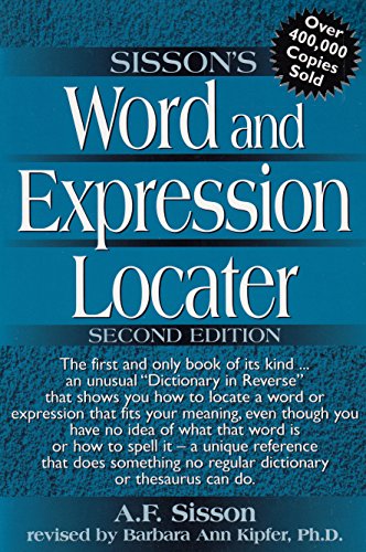 Stock image for Word and Expression Locater Edition for sale by Wonder Book