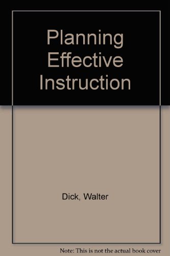Stock image for Planning Effective Instruction for sale by GoldenWavesOfBooks