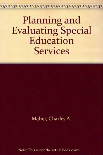 Stock image for Planning and Evaluating Special Education Services for sale by gearbooks