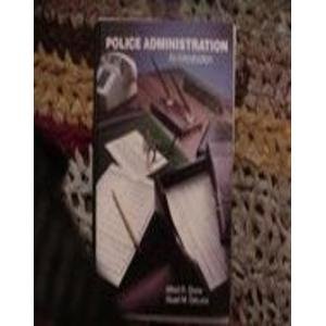 Imagen de archivo de Police Administration a la venta por Books Puddle