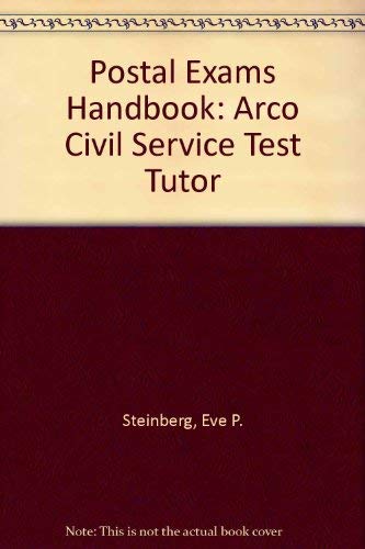 Imagen de archivo de Postal Exams Handbook (Arco Civil Service Test Tutor) a la venta por Top Notch Books