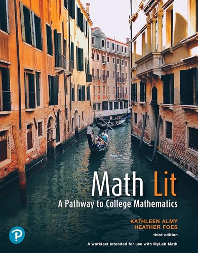 Stock image for Math Lit: A Pathway to College Mathematics for sale by HPB-Red