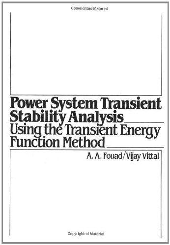 9780136826750: Power System Transient Stability Analysis Using the Transient Energy Function Method