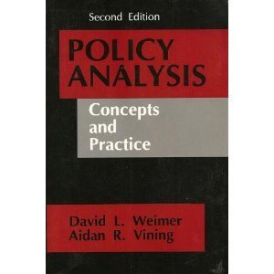 Imagen de archivo de Policy Analysis: Concepts and Practice a la venta por Wonder Book