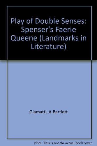 Stock image for PLAY OF DOUBLE SENSES: SPENCER'S FAERIE QUEENE for sale by Neil Shillington: Bookdealer/Booksearch