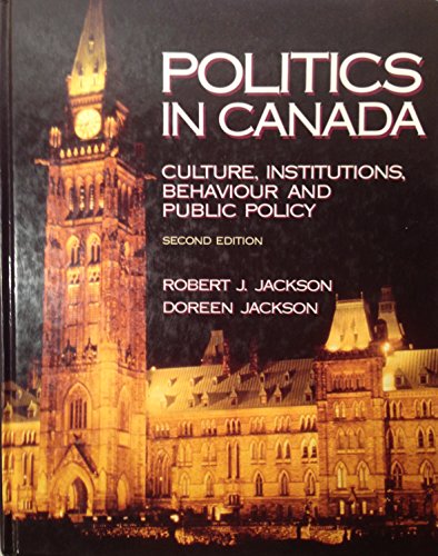Imagen de archivo de Politics Canada a la venta por Better World Books