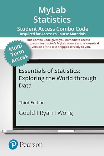 Stock image for Essential Statistics -- MyLab Statistics with Pearson eText + Print Combo Access Code for sale by Textbooks_Source