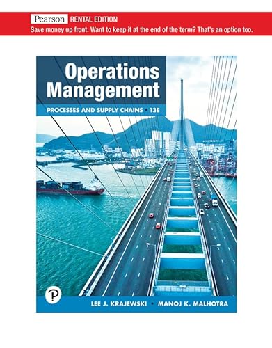 9780136860419: Operations Management: Processes and Supply Chains