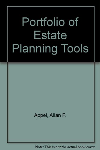 Stock image for Portfolio of Estate Planning Tools for sale by Bill's Books