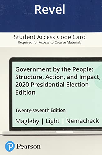 Stock image for Government By the People, 2022 Midterm Elections Update -- Revel Access Code for sale by Textbooks_Source