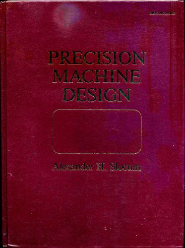 Imagen de archivo de Precision Machine Design/Book and Disk a la venta por Books Unplugged
