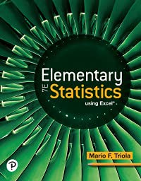 Stock image for Elementary Statistics Using Excel 7th Edition for sale by Facetextbooks