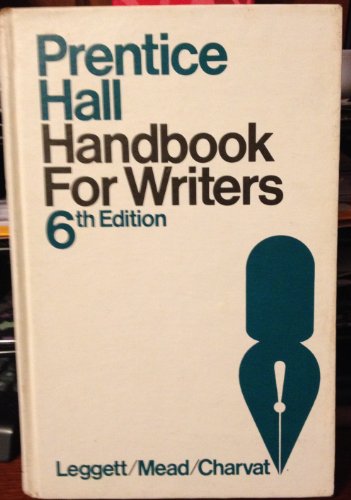 Stock image for Prentice-Hall handbook for writers for sale by Nealsbooks