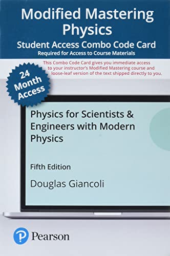 Stock image for Modified Mastering Physics with Pearson eText -- Combo Access Card -- for Physics for Scientist and Engineers for sale by SGS Trading Inc