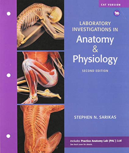 Imagen de archivo de Laboratory Investigations in Anatomy & Physiology, Cat Version a la venta por Palexbooks