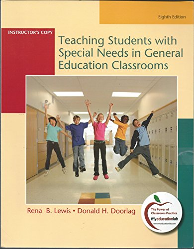 Imagen de archivo de Teaching Students with Special Needs in General Education Classrooms: Instructor's Copy: Eighth Edition a la venta por The Book Cellar, LLC