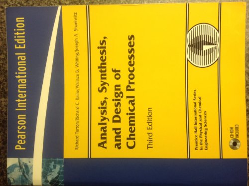 9780137000876: Analysis, Synthesis, And Design Of Chemical Processes