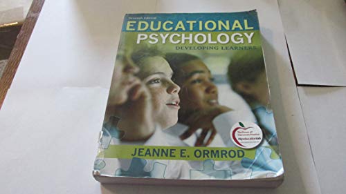 Beispielbild fr Educational Psychology: Developing Learners (7th Edition) zum Verkauf von SecondSale