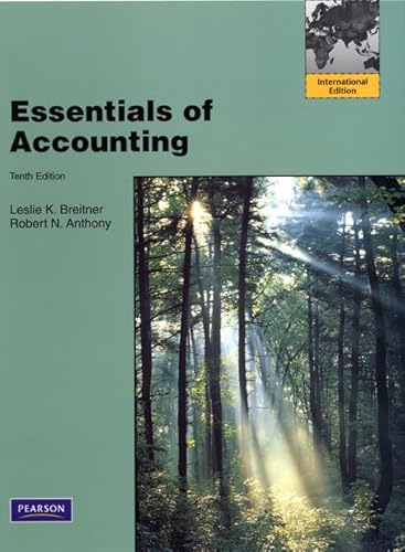 Stock image for Essentials of Accounting : International Edition for sale by Better World Books Ltd